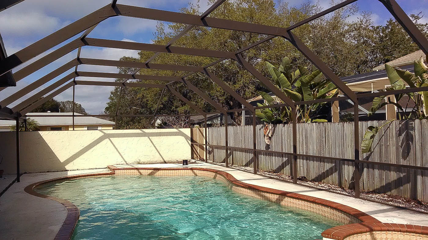 Bringing New Life to a Pool Enclosure in Lake Worth Screen Enclosure