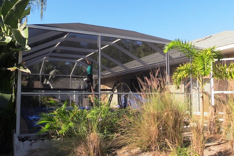 Screen Enclosure Painting Ft Lauderdale, Miami, Palm Beach