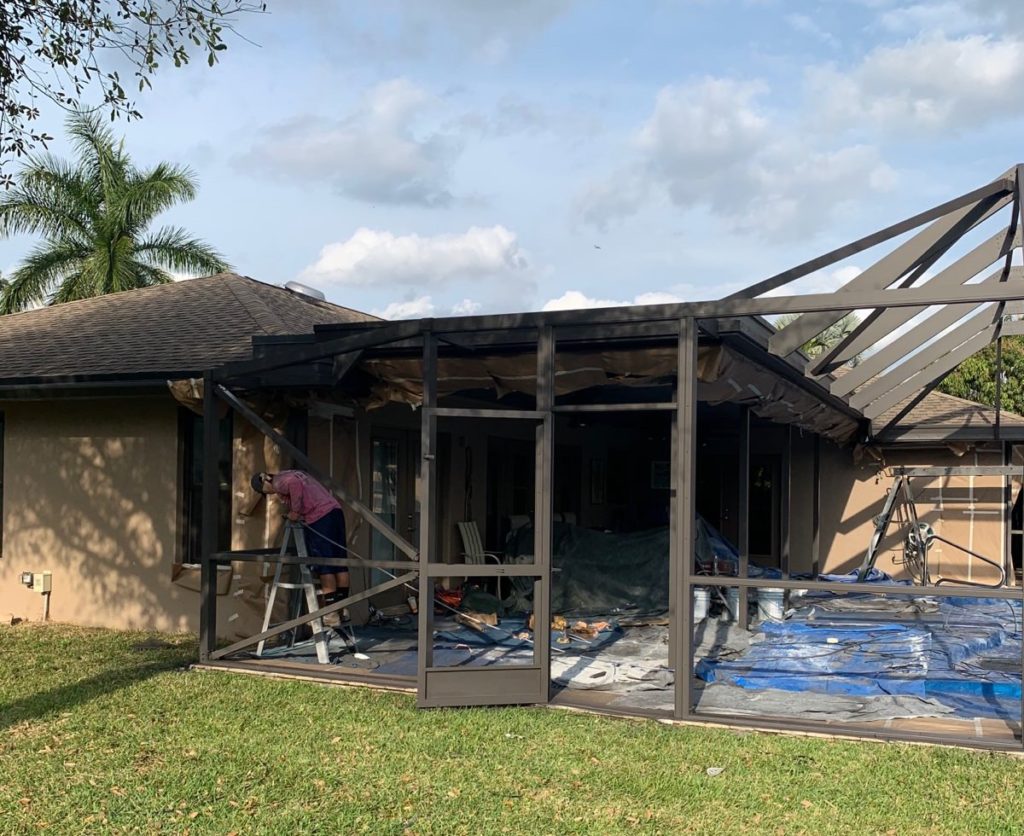 Screen Enclosure Painting Sarasota FL