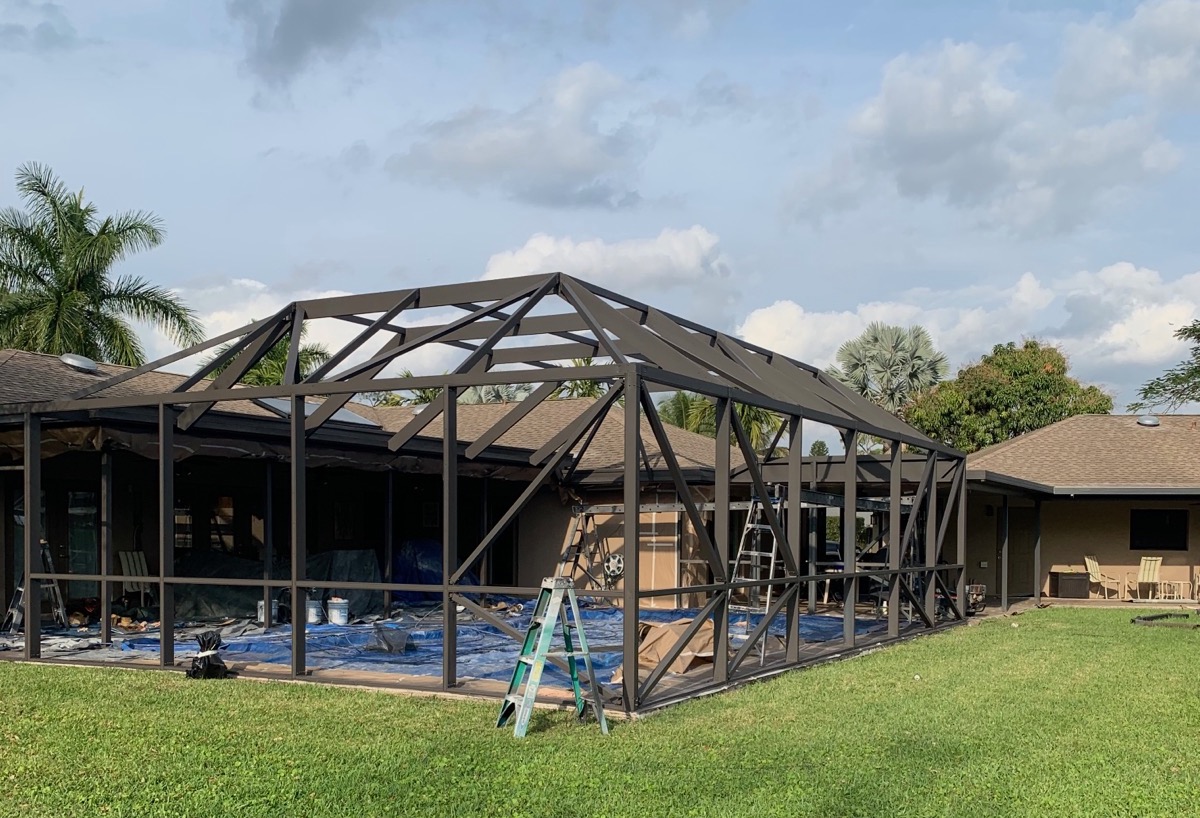 Restoring a Pool Screen Enclosure in Wellington